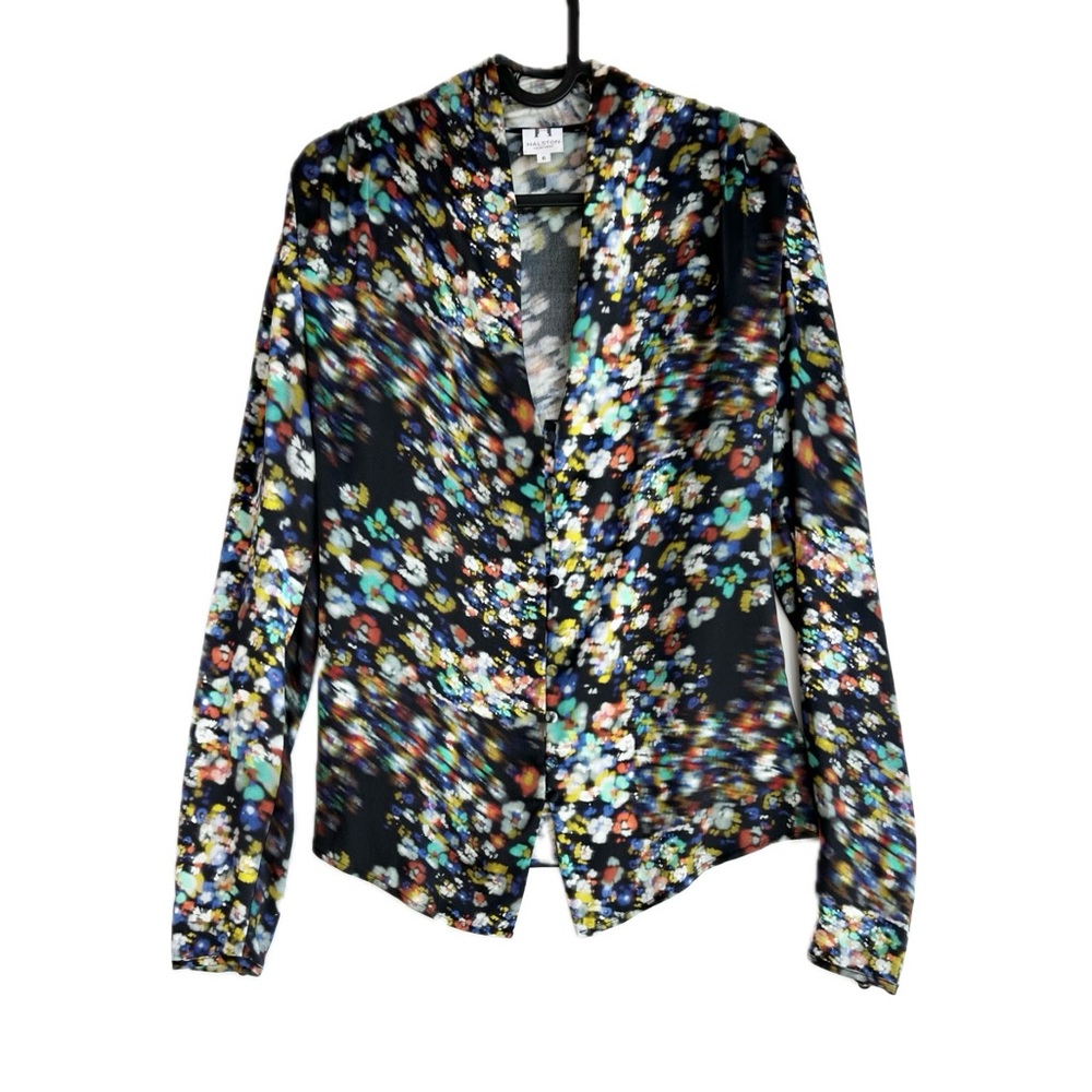 Halston Heritage, 100% silk blouse, size 6